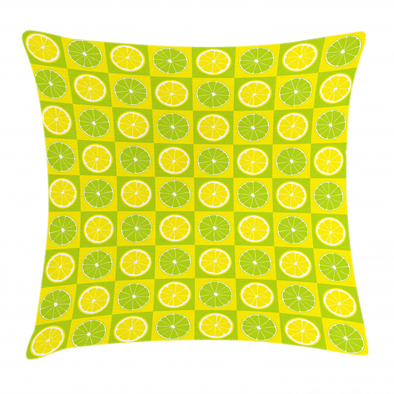 Lemon Lime Pop Art Pillow Cover