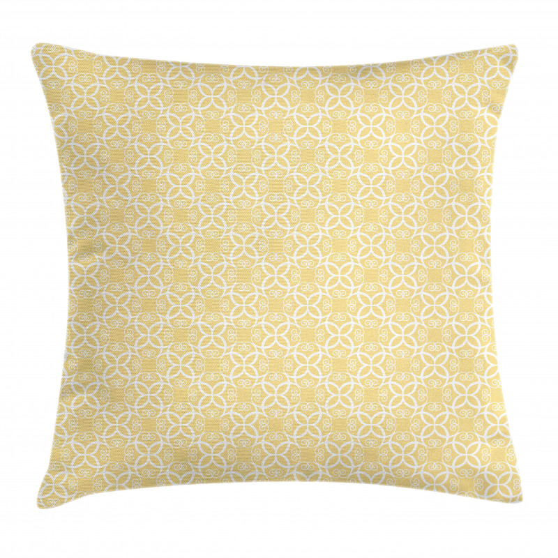 Ornate Floral Pillow Cover