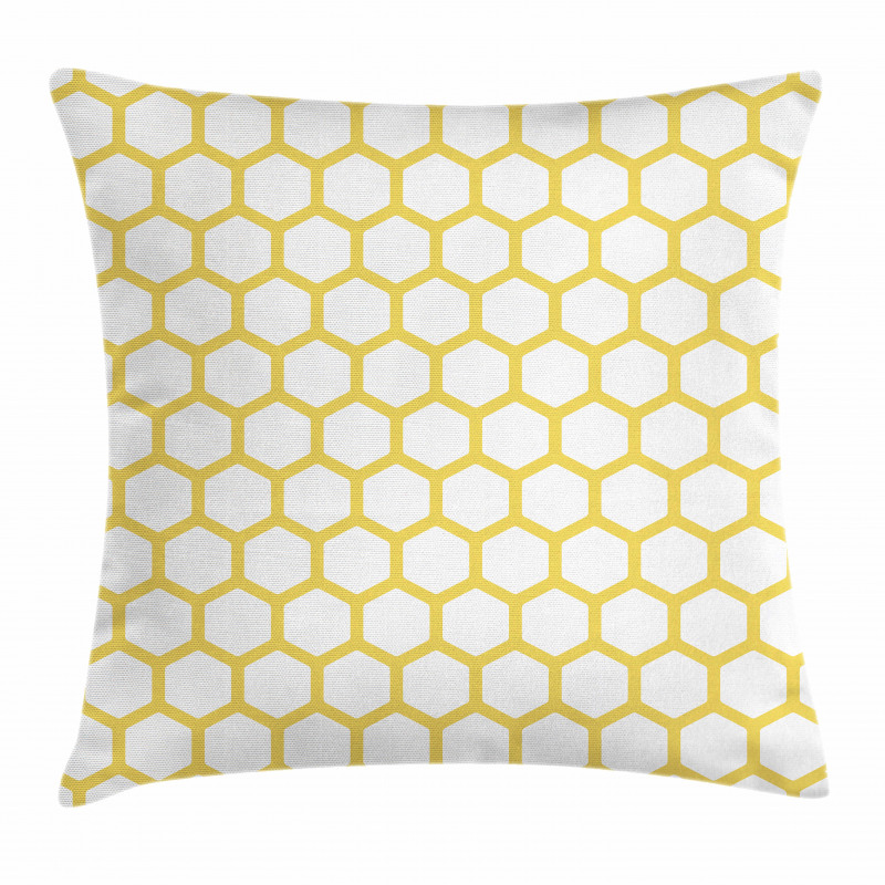 Hexagonal Comb Pillow Cover