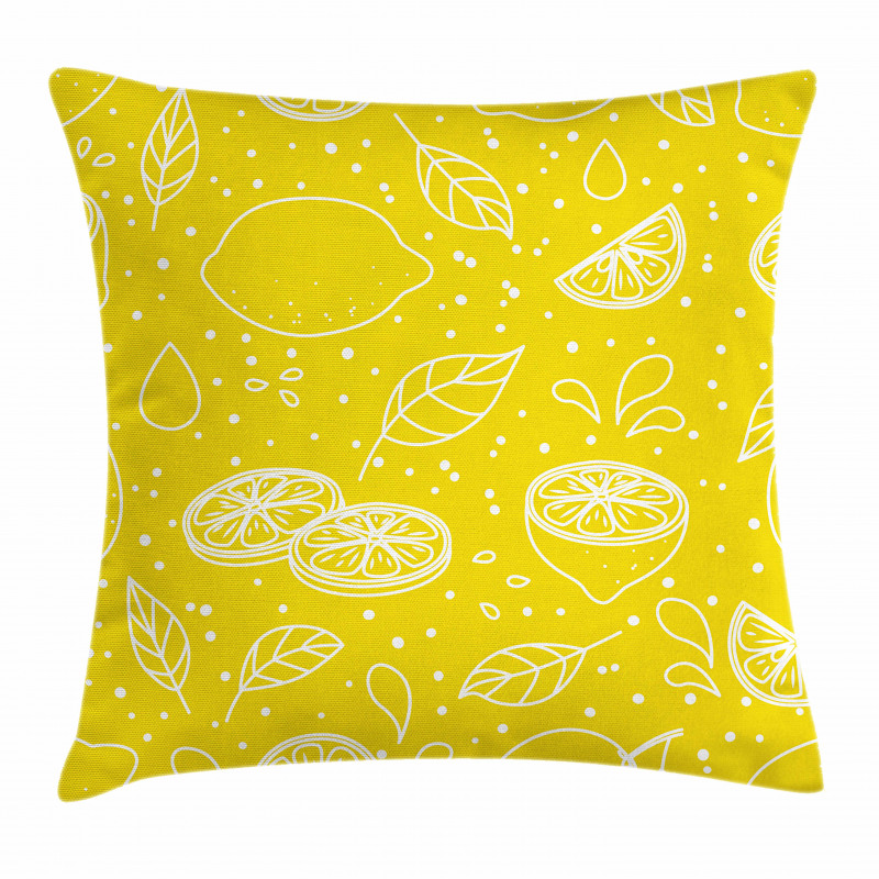 Juicy Lemons Pillow Cover