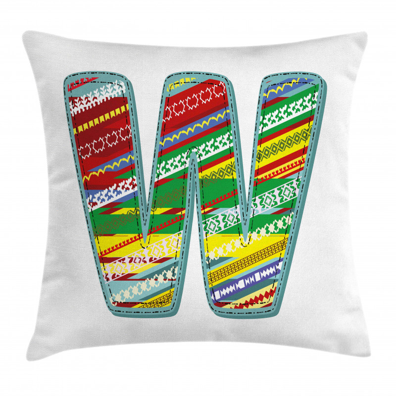 W Boho Eastern African Pillow Cover