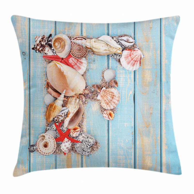 Coastal Soft Colored Pillow Cover