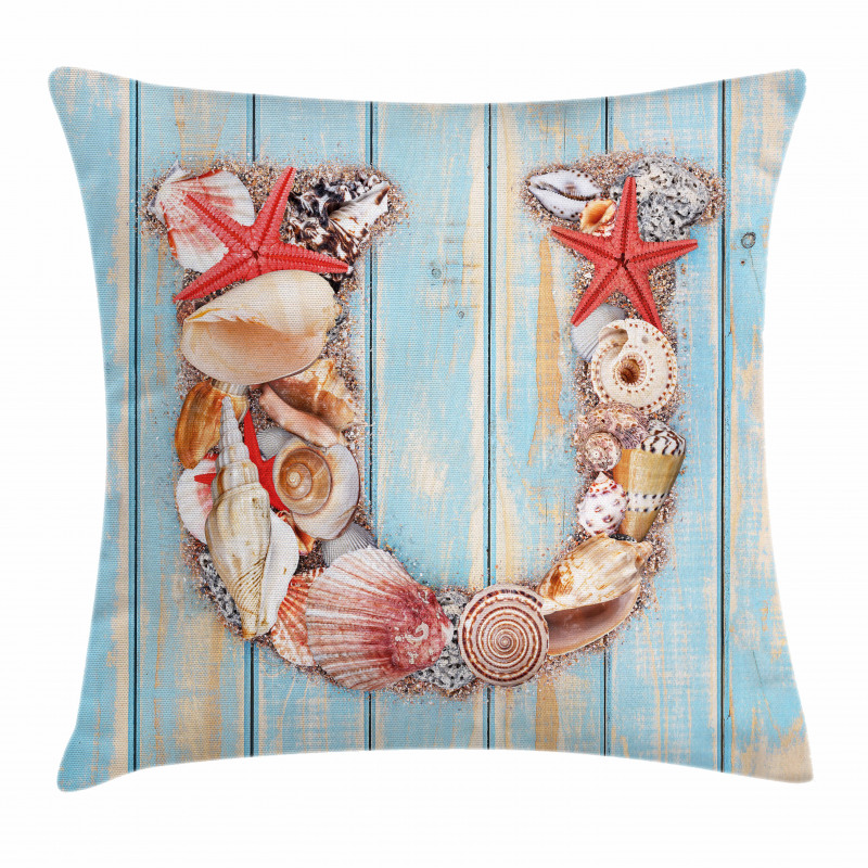 Underwater Coastal U Pillow Cover