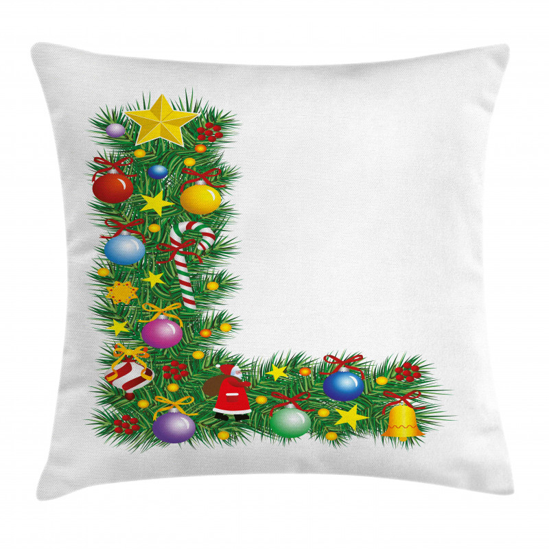 Pine Tree Majuscule L Pillow Cover