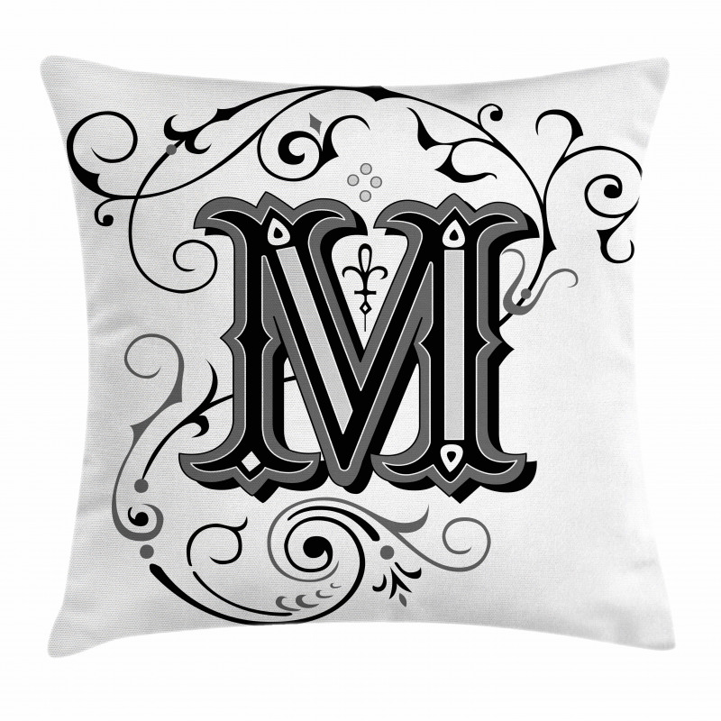 Eastern Abstract M Pillow Cover