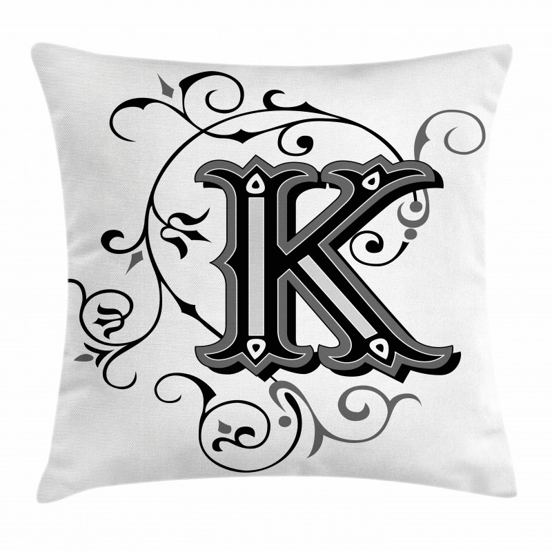 Illustrious Uppercase Pillow Cover