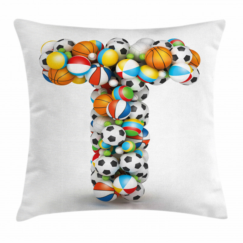 Big Small Game Balls Pillow Cover