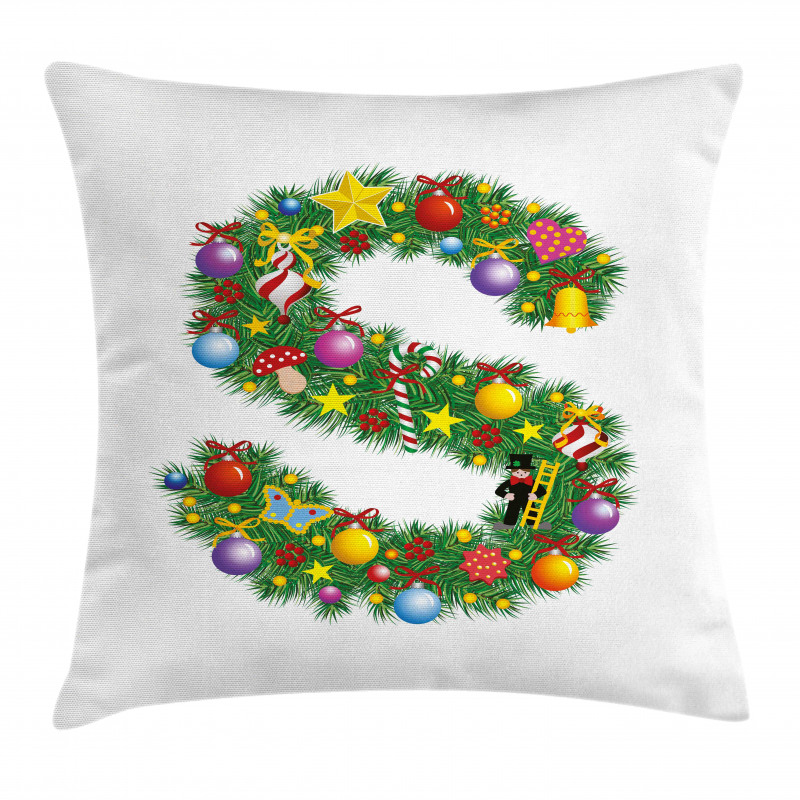 Christmas Ornament S Pillow Cover