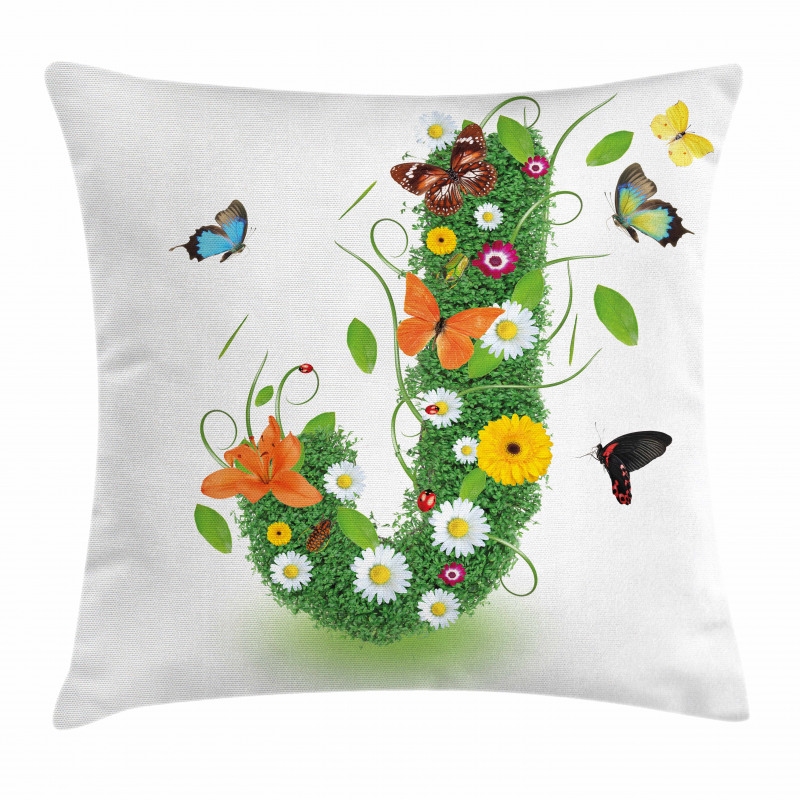 Butterfly Flourish Pillow Cover