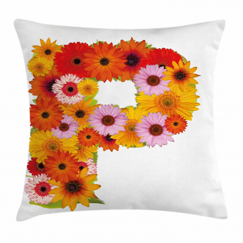 Arrangement with Sign Pillow Cover
