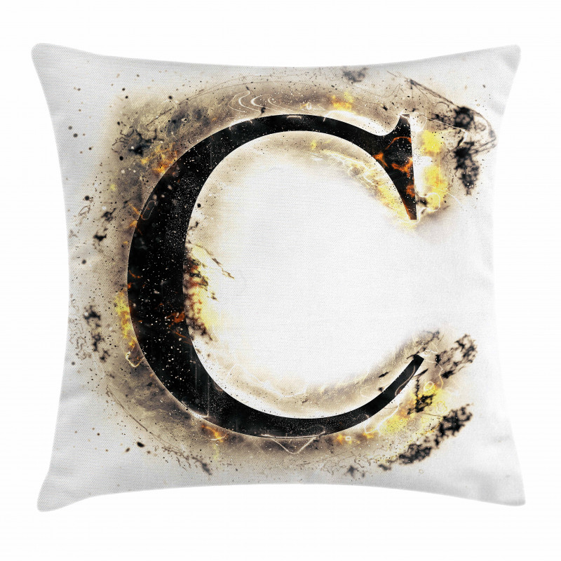 Scorched Paper Pillow Cover