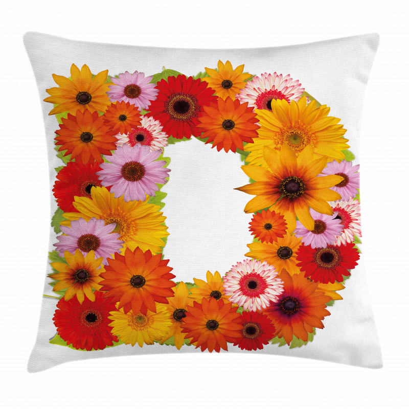 Summer Chamomile Petals Pillow Cover