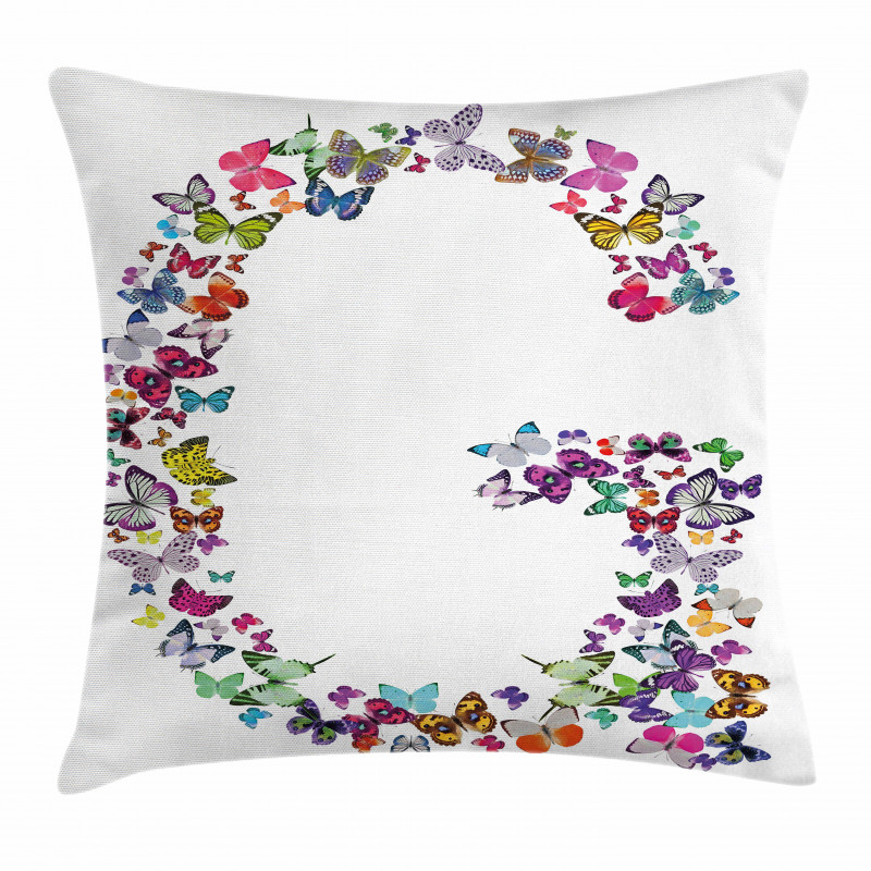 Exotic Butterflies Pillow Cover