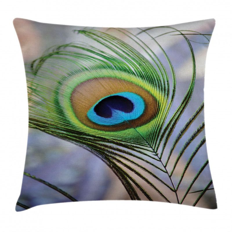 Trees Birds and Feather Pillow Cover