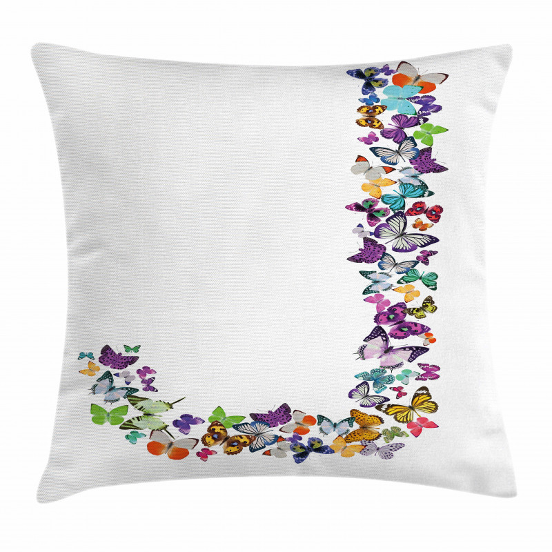 Alphabet Tropic Nature Pillow Cover