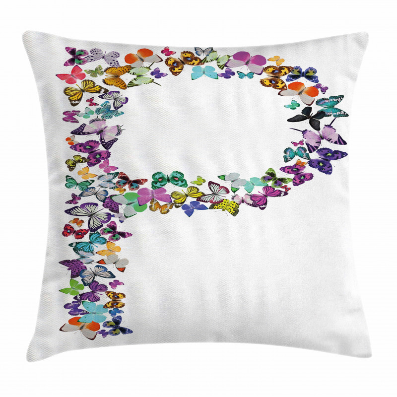 Animal World Alphabet Pillow Cover