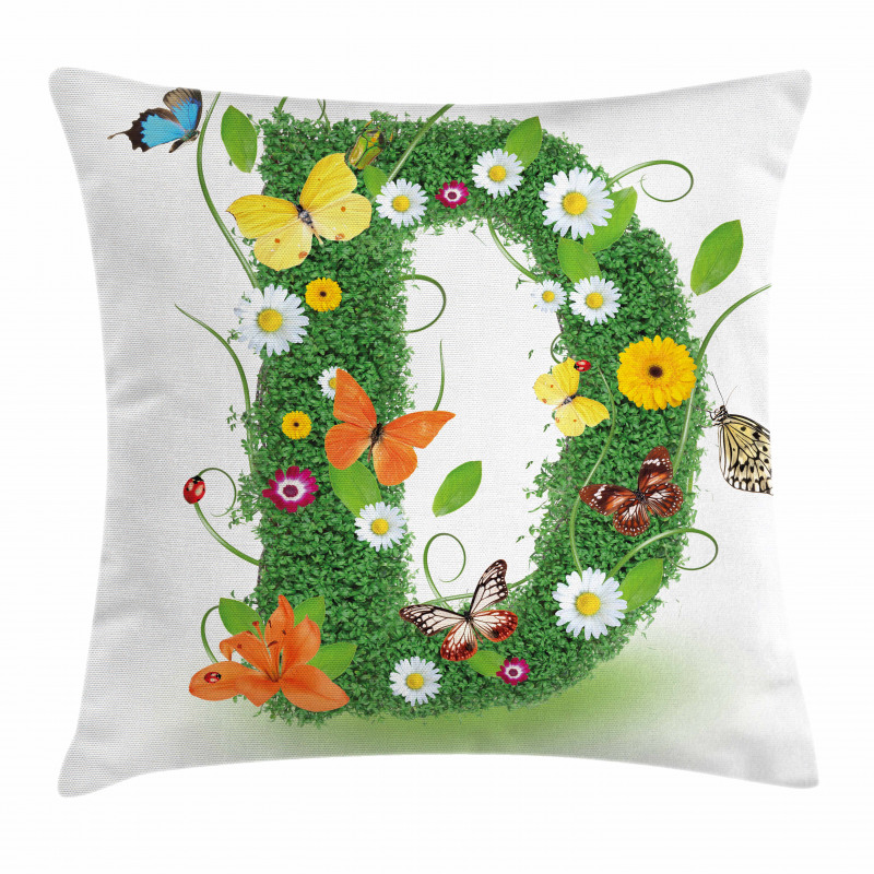 Exotic Abloom Wings Pillow Cover