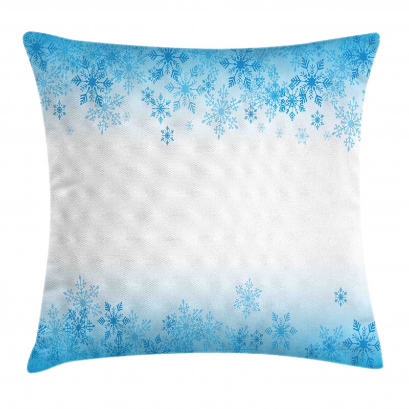 Abstract Snowflakes Cold Pillow Cover