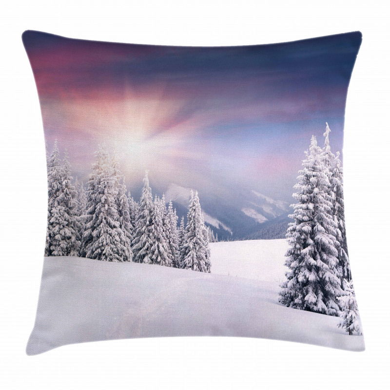Idyllic Outdoors Sunset Pillow Cover