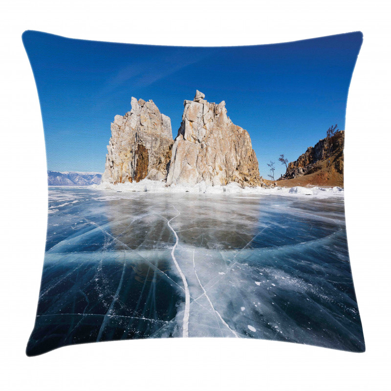 Lake Baikal in Siberia Pillow Cover