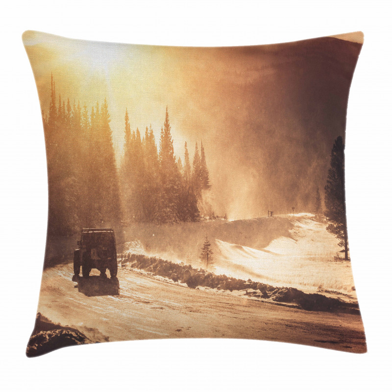 Colorado Mountain Road Pillow Cover
