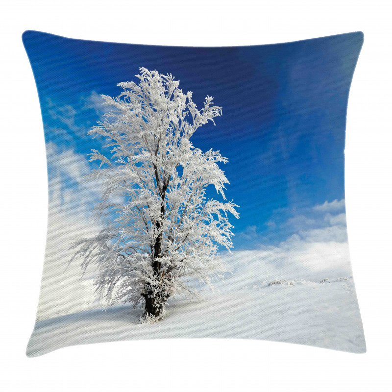 Lonely Tree Rural Land Pillow Cover