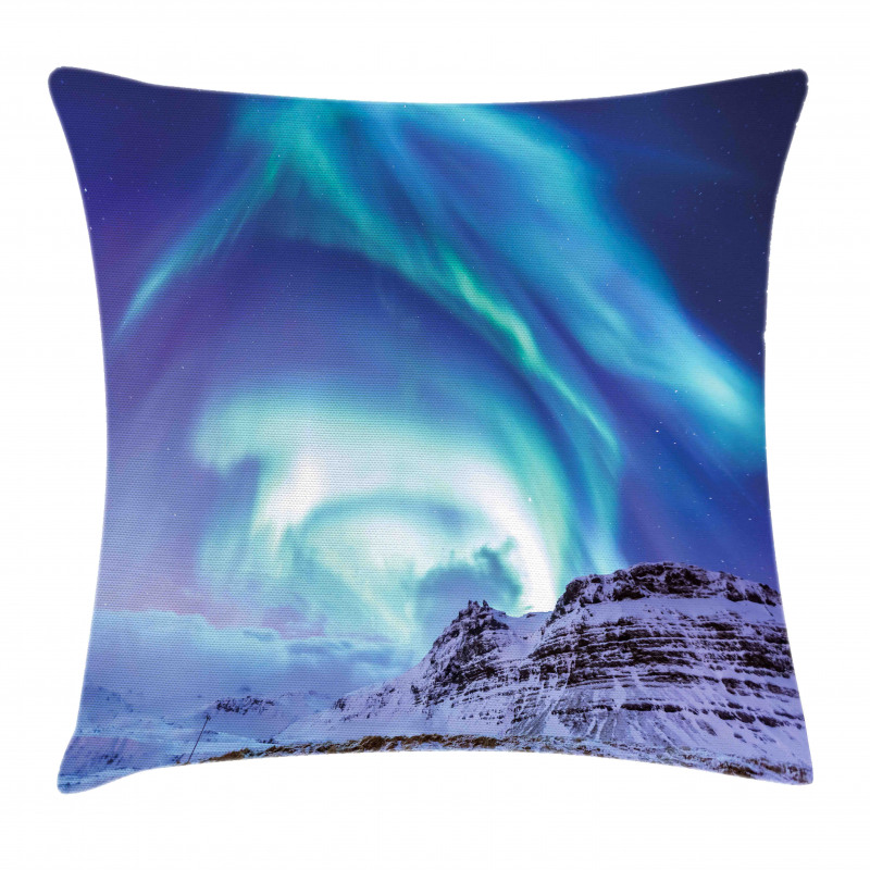 Aurora Borealis Iceland Pillow Cover