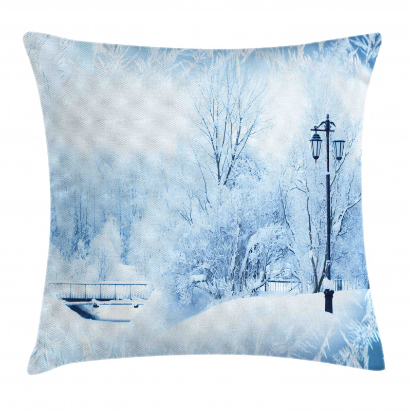 Wonderland Xmas Holiday Pillow Cover