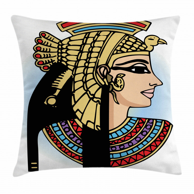 Queen Cleopatra Art Pillow Cover