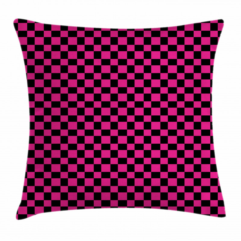 Gingham Checks Vibrant Pillow Cover