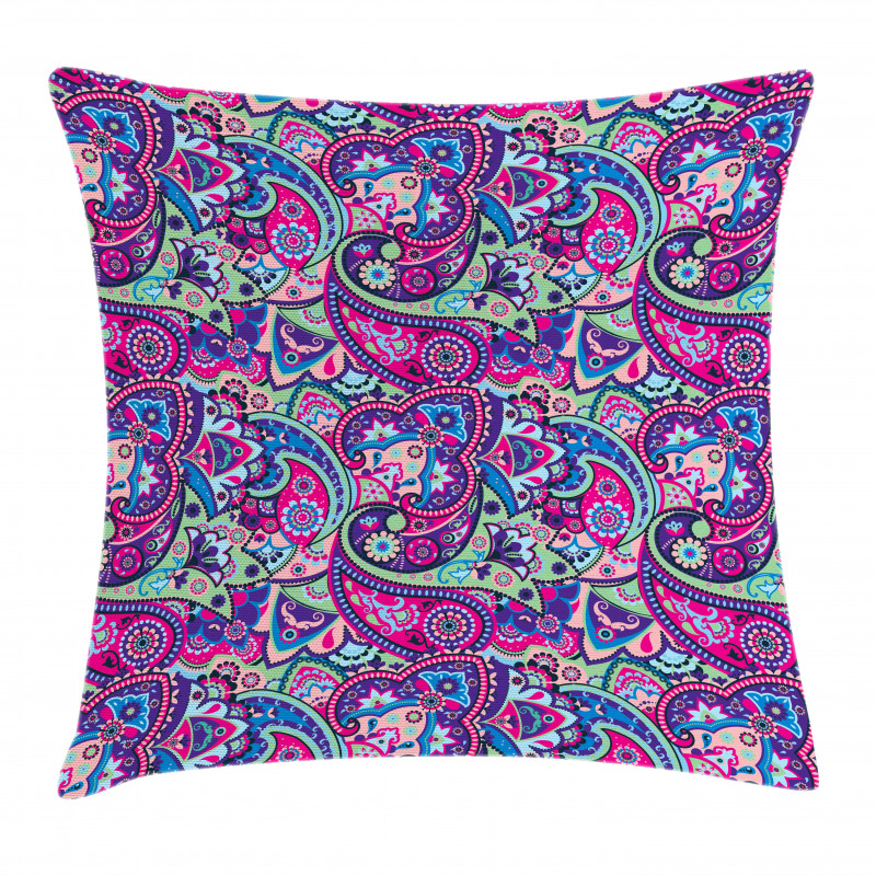 Old Fashioned Asian Pillow Cover
