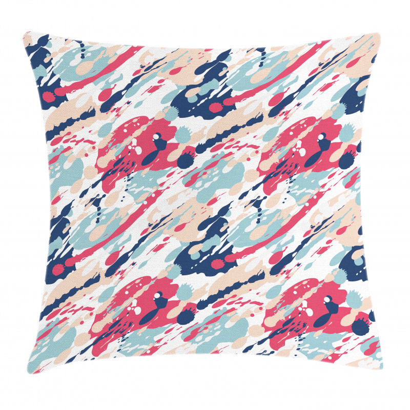 Color Splashes Pillow Cover