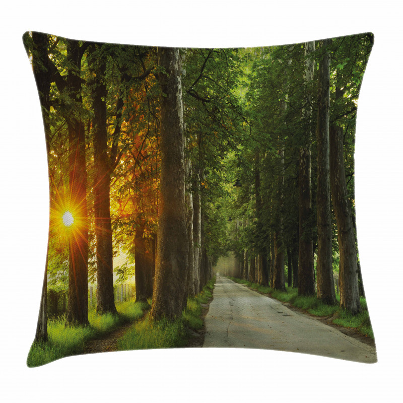 Fresh Morning Scenery Pillow Cover