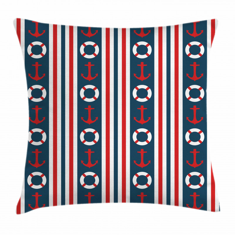 Stripes Maritime Pillow Cover