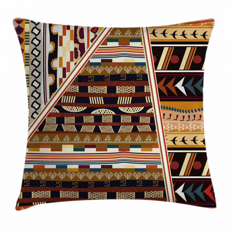 Geometrical Folkloric Pillow Cover