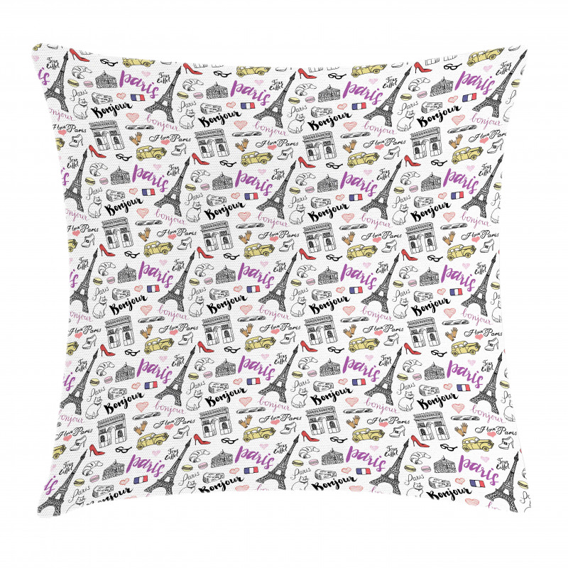 Food Fashion Love Pillow Cover