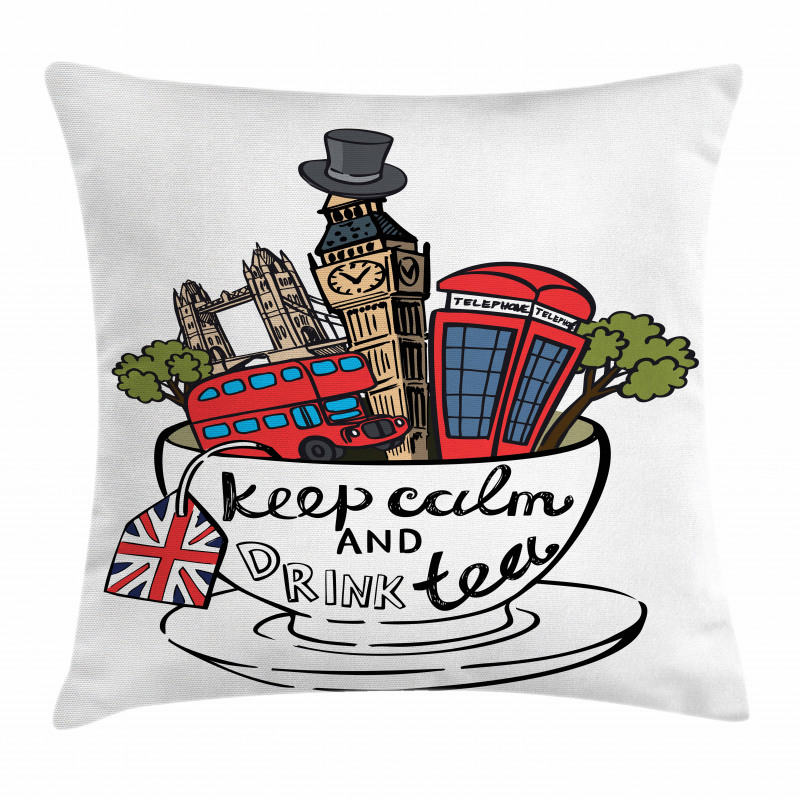 British Cultures Pillow Cover
