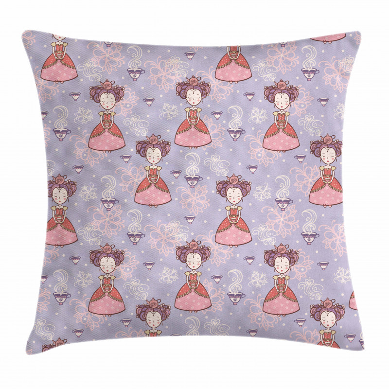 Princess Cups Pillow Cover