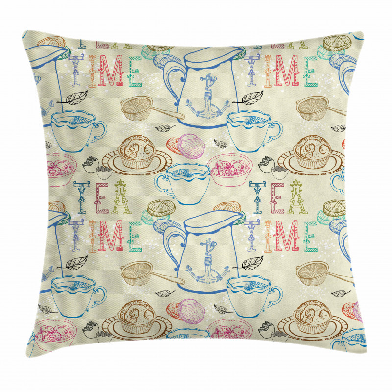 Kitchenware Sweets Pillow Cover