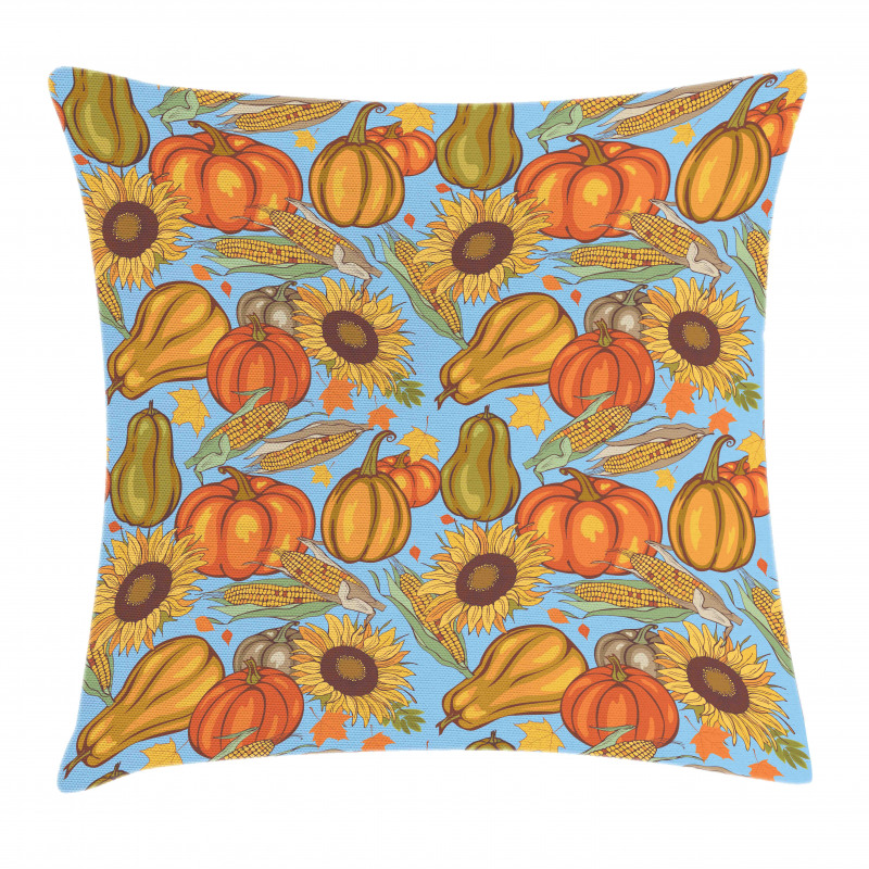 Agriculture Vegetables Pillow Cover