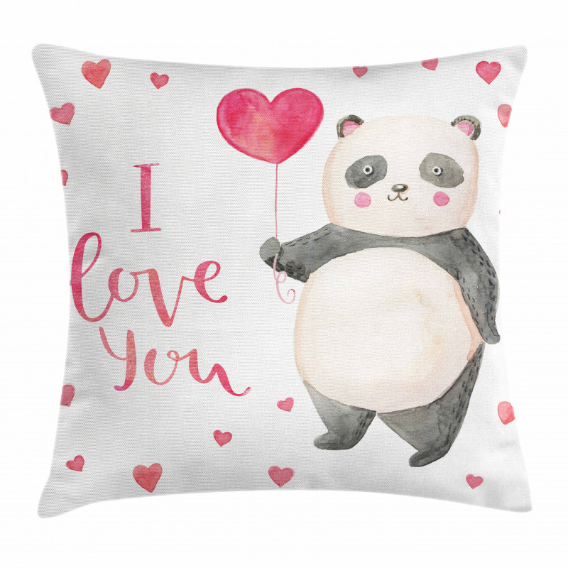 Panda Balloon Pillow Cover