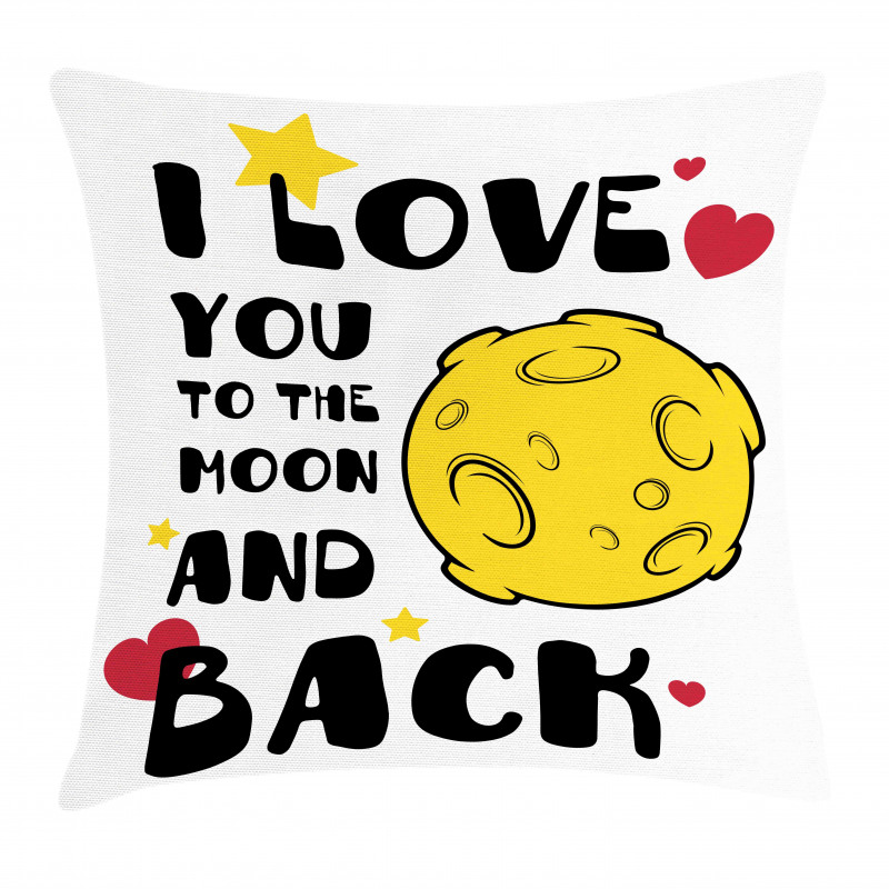 Romance on the Moon Pillow Cover