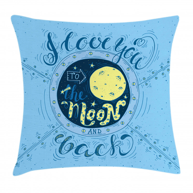 Astronomy Space Map Pillow Cover