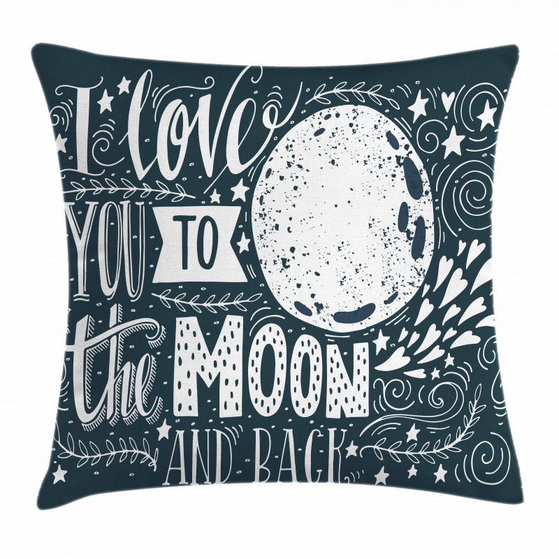 Universe Wish Floral Pillow Cover