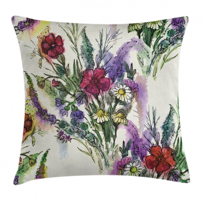 Floral Bouquet Pillow Cover