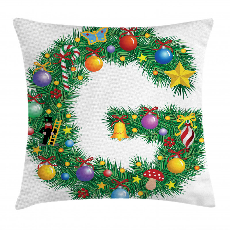 Capital G Celebration Pillow Cover