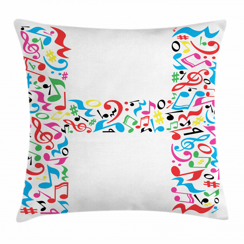 Capital Musical Happy Pillow Cover