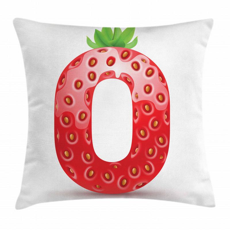 Vibrant Fruit Capital Pillow Cover