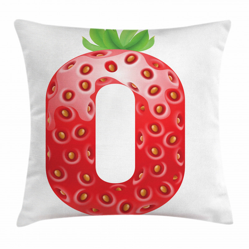 Healthy Food Nubmer 0 Pillow Cover