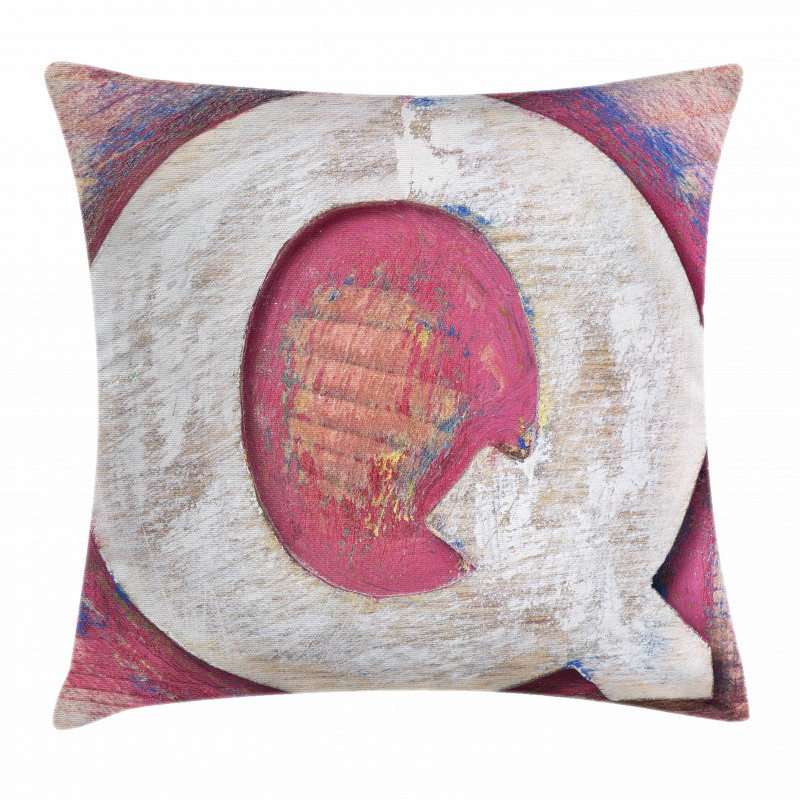 Wooden Writing Pillow Cover